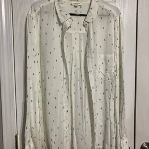 Fun Cactus Print Button Down